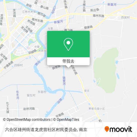 六合区雄州街道龙虎营社区村民委员会地图