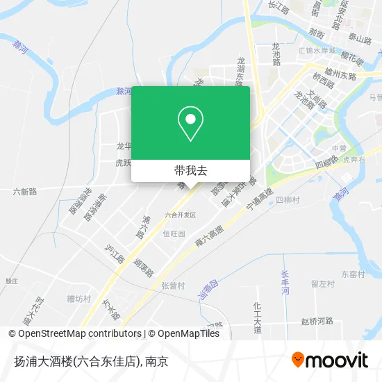 扬浦大酒楼(六合东佳店)地图