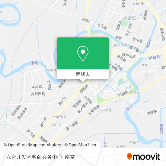 六合开发区客商会务中心地图