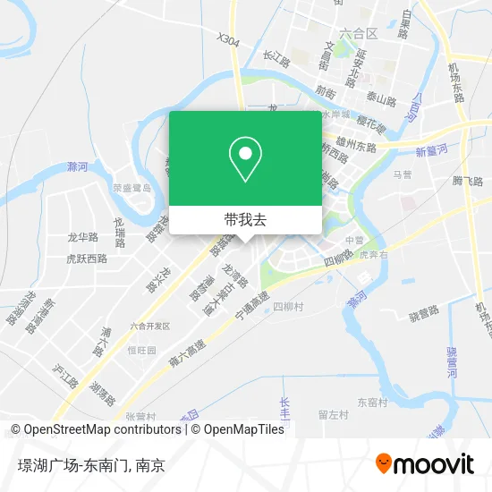 璟湖广场-东南门地图