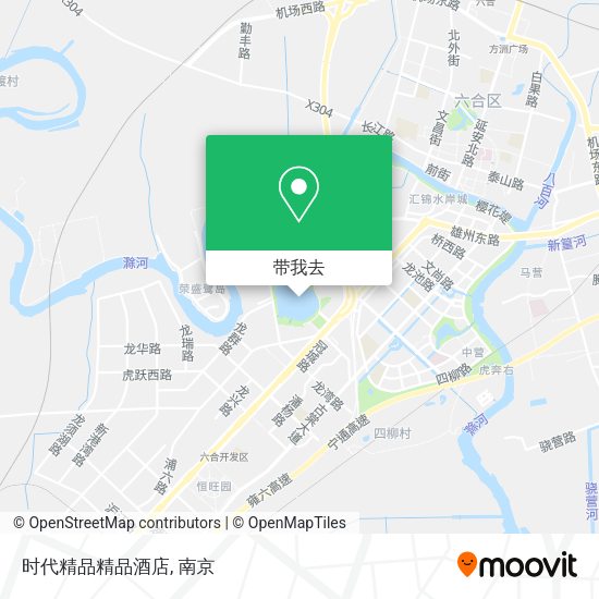 时代精品精品酒店地图