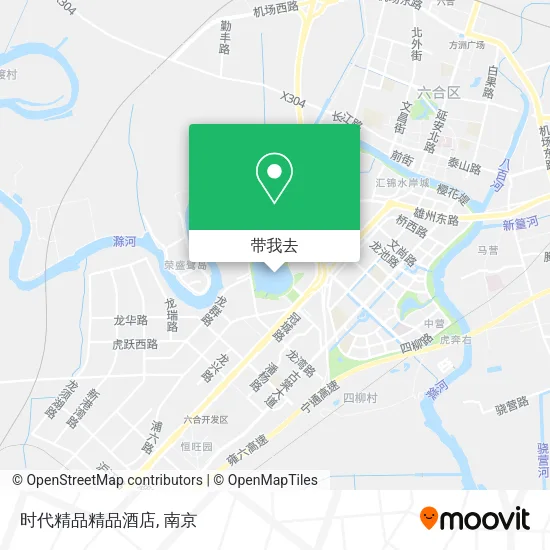 时代精品精品酒店地图