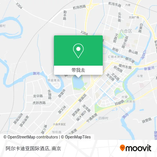 阿尔卡迪亚国际酒店地图