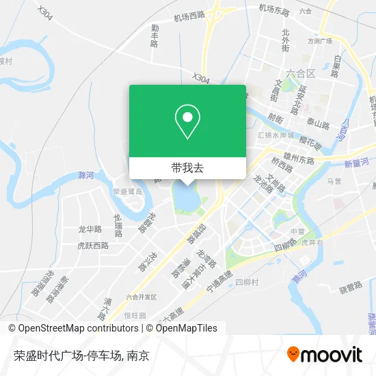 荣盛时代广场-停车场地图