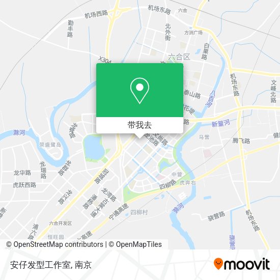 安仔发型工作室地图