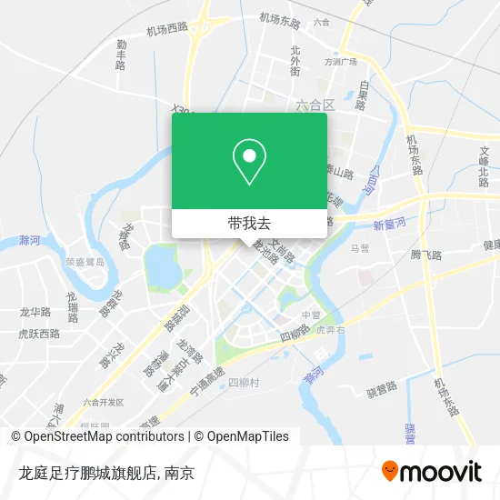 龙庭足疗鹏城旗舰店地图