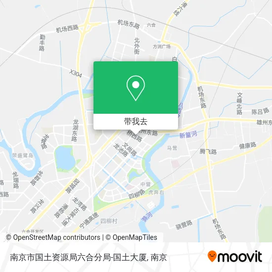 南京市国土资源局六合分局-国土大厦地图