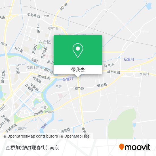 金桥加油站(迎春街)地图