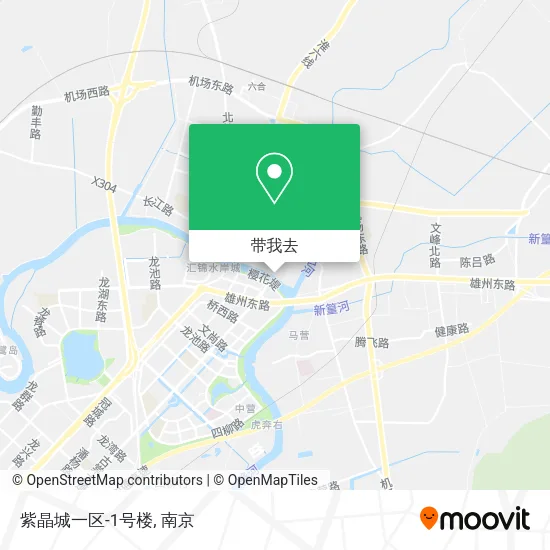 紫晶城一区-1号楼地图
