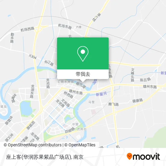 座上客(华润苏果紫晶广场店)地图