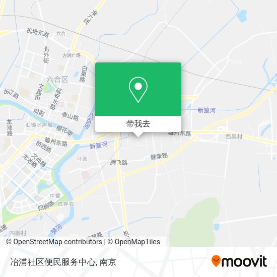 冶浦社区便民服务中心地图