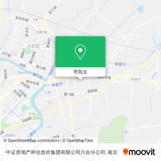中证房地产评估造价集团有限公司六合分公司地图