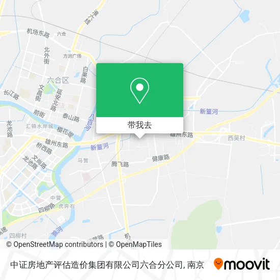中证房地产评估造价集团有限公司六合分公司地图