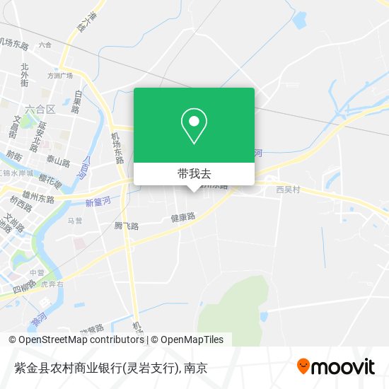 紫金县农村商业银行(灵岩支行)地图