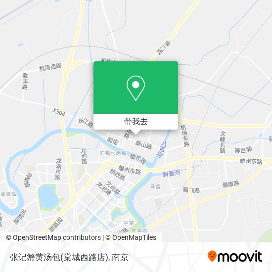 张记蟹黄汤包(棠城西路店)地图