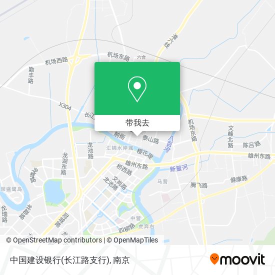 中国建设银行(长江路支行)地图