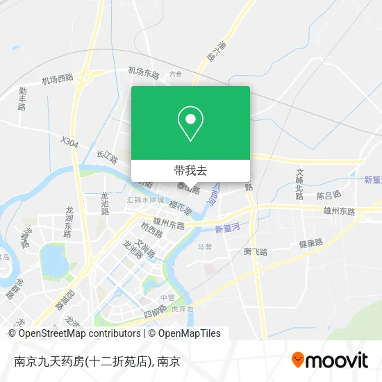 南京九天药房(十二折苑店)地图