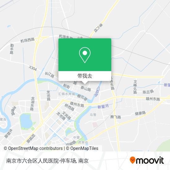 南京市六合区人民医院-停车场地图