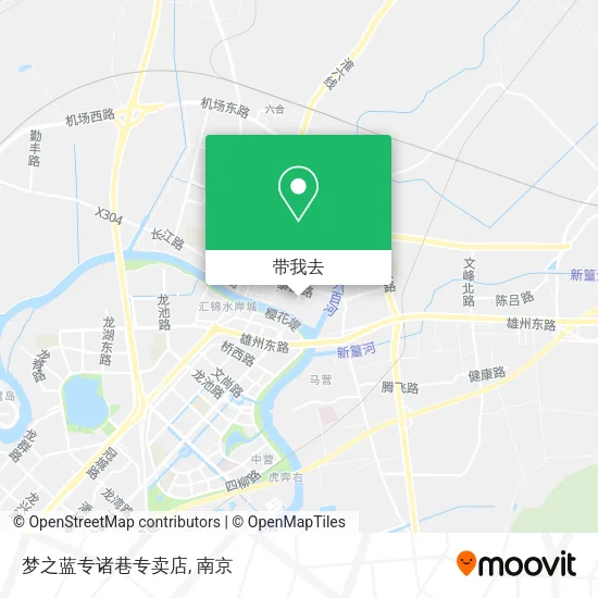梦之蓝专诸巷专卖店地图