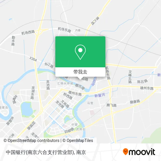 中国银行(南京六合支行营业部)地图