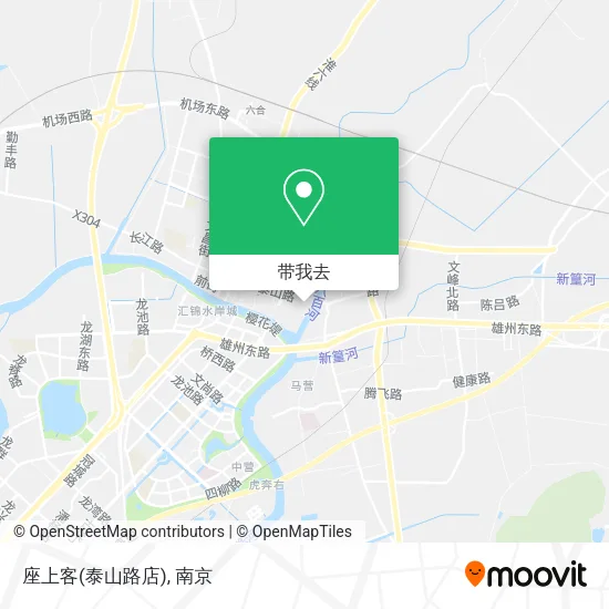 座上客(泰山路店)地图