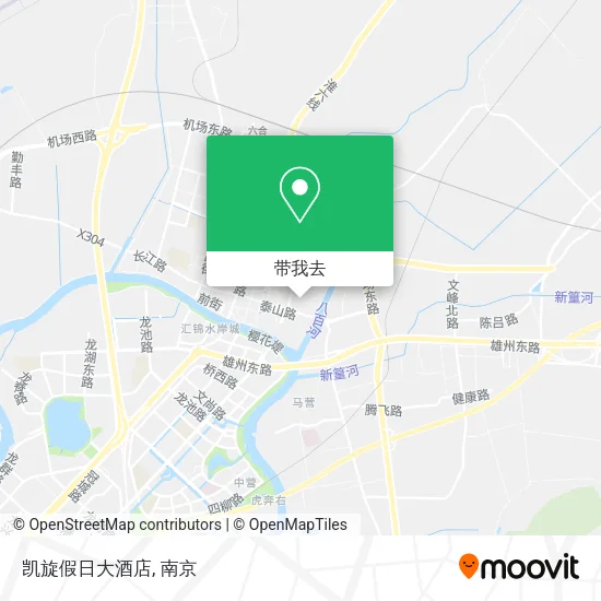 凯旋假日大酒店地图