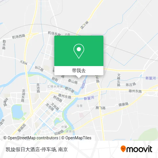 凯旋假日大酒店-停车场地图