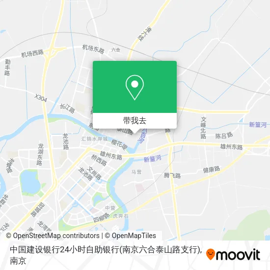 中国建设银行24小时自助银行(南京六合泰山路支行)地图