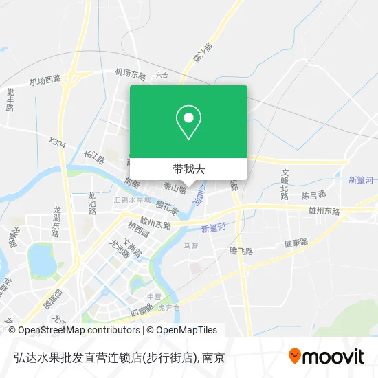弘达水果批发直营连锁店(步行街店)地图