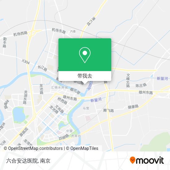六合安达医院地图
