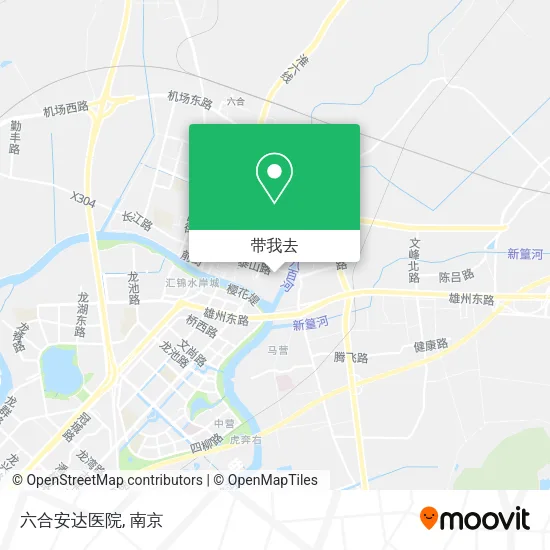 六合安达医院地图