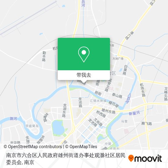 南京市六合区人民政府雄州街道办事处观滁社区居民委员会地图