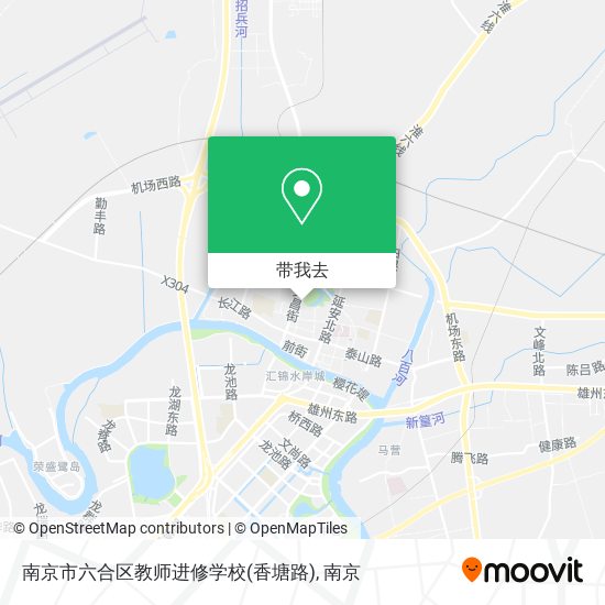 南京市六合区教师进修学校(香塘路)地图