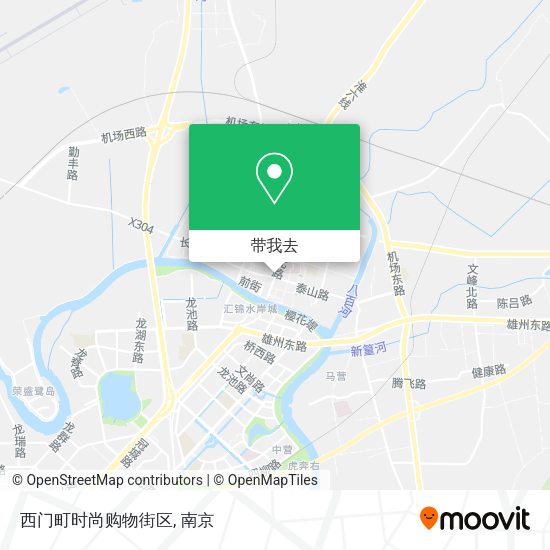 西门町时尚购物街区地图