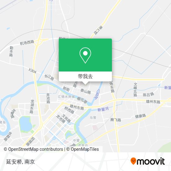 延安桥地图