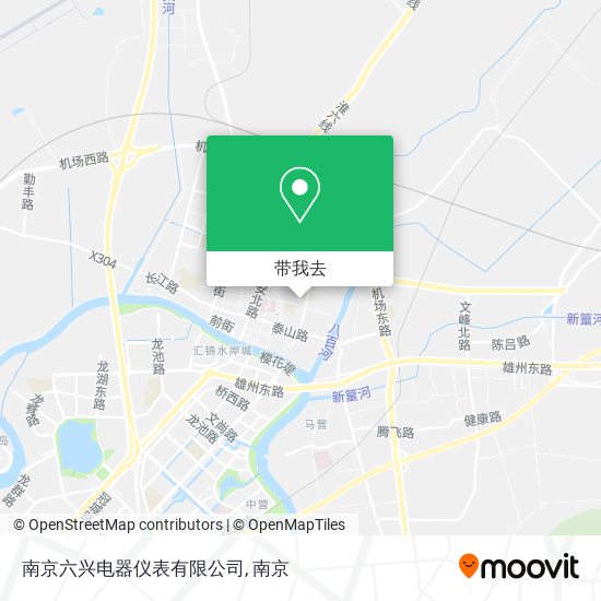 南京六兴电器仪表有限公司地图