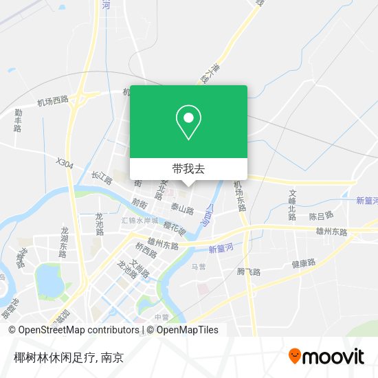 椰树林休闲足疗地图