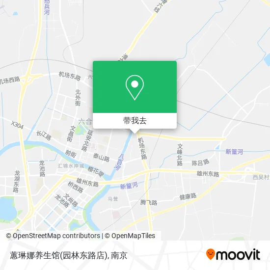 蕙琳娜养生馆(园林东路店)地图