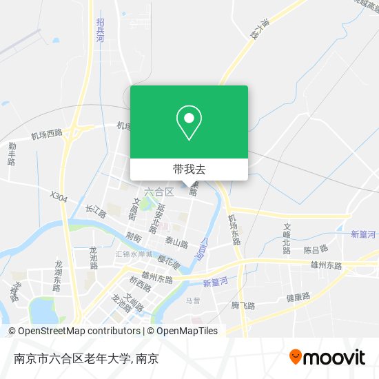 南京市六合区老年大学地图