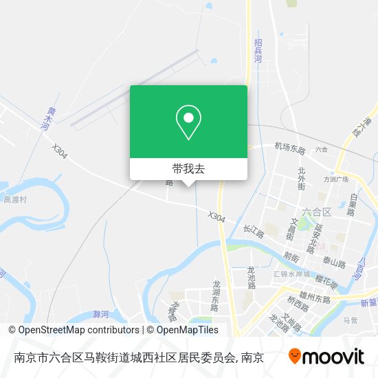 南京市六合区马鞍街道城西社区居民委员会地图