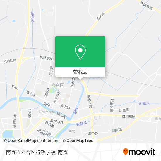 南京市六合区行政学校地图