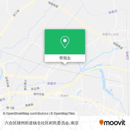 六合区雄州街道钱仓社区村民委员会地图