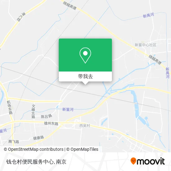 钱仓村便民服务中心地图