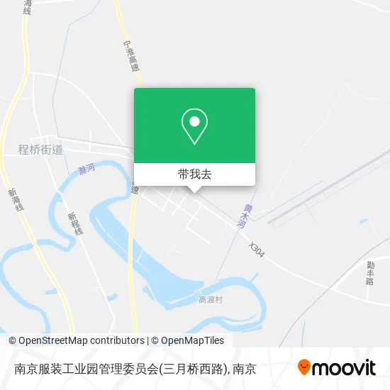 南京服装工业园管理委员会(三月桥西路)地图