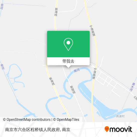 南京市六合区程桥镇人民政府地图