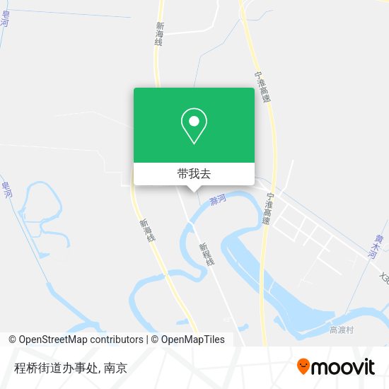 程桥街道办事处地图