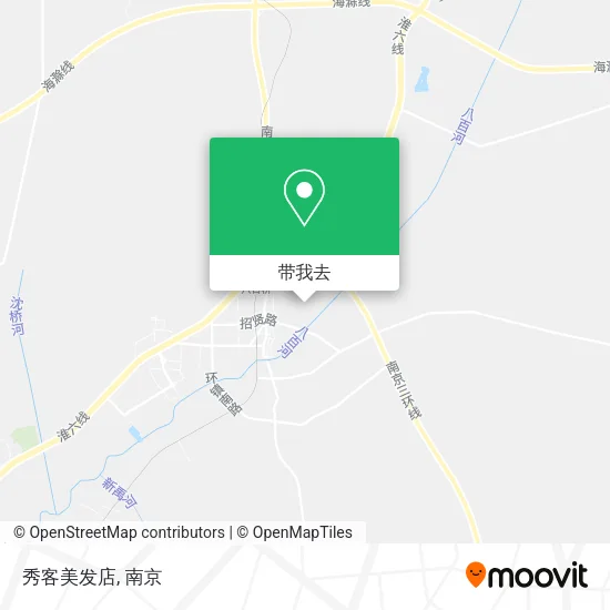 秀客美发店地图