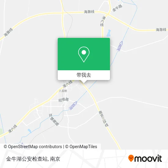 金牛湖公安检查站地图