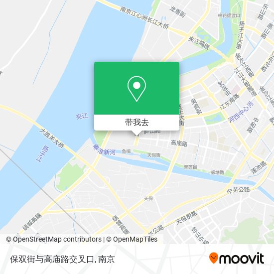 保双街与高庙路交叉口地图
