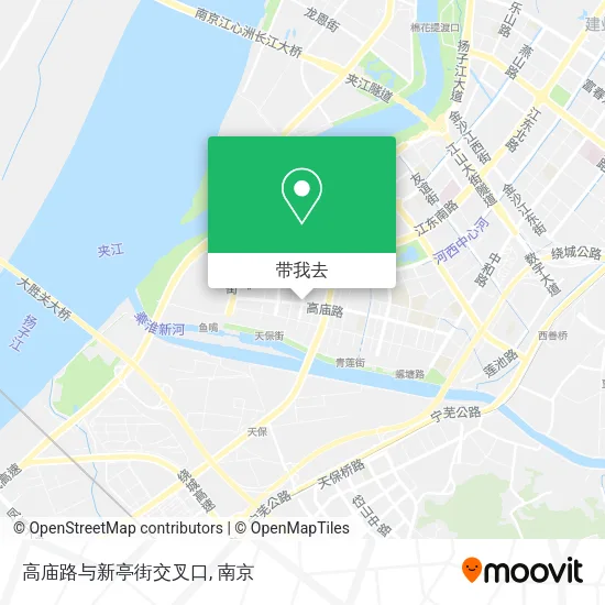 高庙路与新亭街交叉口地图